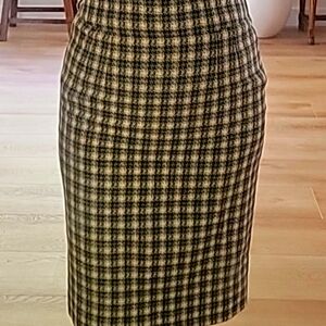 Valentino tweed pencil skirt small